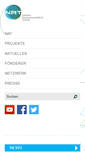 Mobile Screenshot of initiative-nat.de